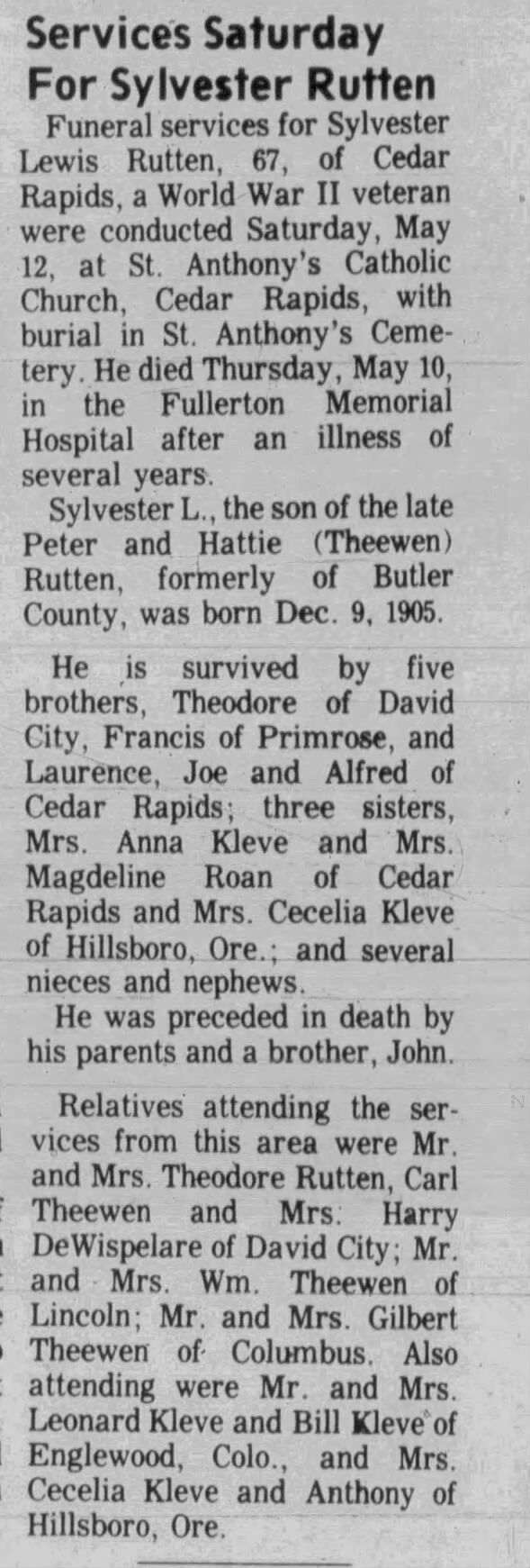 Clipping from The Banner-Press